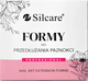 Formy do przedłużania paznokci Silcare aluminiowe 85 x 90 mm 500 szt (5902560564631) - obraz 3