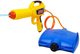 Pistolet na wodę LEAN Toys ze zbiornikiem 1080 ml Żółto-niebieski 8187 (5903802455649) - obraz 2