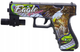 Pistolet LEAN Toys na kulki wodne i strzałki piankowe z laserem Nadruk Orzeł 24263 (5905991054092) - obraz 3