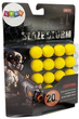 Zestaw kulek do karabinu LEAN Toys 20 szt Żółty 6977 (5905884456095) - obraz 1