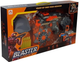 Pistolet rozkładany LEAN Toys na piankowe strzałki z maską 5088 (5907625589376) - obraz 1