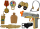 Zestaw wojskowy LEAN Toys Pistolet z akcesoriami Jasno-zielony 7873 (5903802454642) - obraz 3