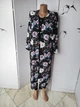 Накидка кимоно женская удлиненная в цветочный принт Only Черная 14615 One size (укр. 42-46) - изображение 3