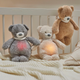 Zabawka z lampką nocną Nattou Sleepy Bear muzyczna z czujnikiem płaczu Beżowa 876612 (5414673876612) - obraz 4