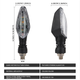 Поворотники 12V для скутера мопеда, яскраві LED - зображення 3