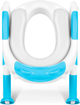 Накладка на сидіння туалету з драбинкою Ricokids Ведмедик 729200 Синя (5903890613822) - зображення 3
