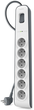 Мережевий фільтр Belkin Surge Protection 6 x French (Type E) White (BSV603CA2M) - зображення 1