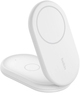 Ładowarka indukcyjna Belkin BoostCharge Magnetic 2w1 Qi2 15W White (WIZ028VFWH) - obraz 3