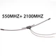 ELRS DualBand Антенна DT55021 / двухчастотная / 550 МГц + 2100 МГц / IPEX - изображение 1