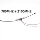 ELRS DualBand Антенна DT78021 / двухчастотная / 780 МГц + 2100 МГц / IPEX - изображение 1