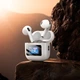 Навушники HOCO Randy true wireless BT headset with touch screen EW73 |BT5.4, 30/300mAh, 4h| White - изображение 7