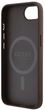 Панель Guess PU 4G Peony з MagSafe для Apple iPhone 16e Brown (3666339453305) - зображення 3