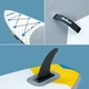 SUP доска надувная сапборд с веслом Rebel ACTIVE 150кг 350х81х15см САП борд с аксессуарами для плаванья, серфинга универсалный Белый - изображение 2