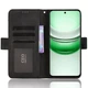 Чохол-книжка з кишеньками Deexe Wallet Stand для Realme C71 - Black - зображення 4