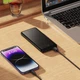 Повербанк павербанк HOCO J153 10000mAh 2USB + microUSB + Type-C Чорний - зображення 6