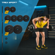 Тренажерная штанга Trex Sport набор битумных блинов 22 кг - изображение 2