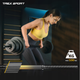 Тренажерная штанга Trex Sport набор битумных блинов 22 кг - изображение 4