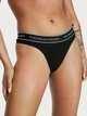 Трусики Victoria's Secret Logo Cotton Thong Panty размер S - изображение 1