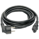 Шнур питания Kingda 3 м 3x1.5 мм² с разъемами C13 и CEE 7/7 Black - изображение 4