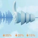 Ушные затычки Shark Fin Design силиконовые, мягкие, трехуровневые, герметичные, водонепроницаемые, в кейсе, blue - изображение 5