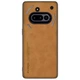 Шкіряний чохол - накладка Fanoya для Nothing Phone (3a) brown - зображення 1