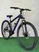 Гірський велосипед Crossbike Storm 27.5”, стальна рама 17”, 21 швидкість, дискові гальма чорно-синій - зображення 1