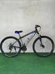 Гірський велосипед Crossbike Storm 27.5”, стальна рама 17”, 21 швидкість, дискові гальма чорно-синій - зображення 7