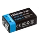 Акумуляторна батарея Pujimax Крона 6F22/6LR61 з USB TYPE-C 9V 4400mWh, Black (16217) - зображення 5