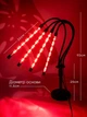 Фитолампа USB для роста растений на 4 лампы с подставкой, светодиодная LED фито лампа светильник для комнатных цветов, рассады, орхидей - изображение 5