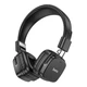 Bluetooth стерео гарнитура Hoco W56 с микрофоном и амбушюрами из экокожи черная - изображение 1