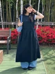 Сумка кросс-боди через плечо тканевая маленькая UNIQLO 349864883 Синяя (1159838860) - изображение 5