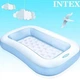 Дитячий надувний басейн Intex 57403 прямокутний вініловий 166х100х28 см на 90 л Синій (127-9-57403) - зображення 2