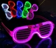 Светодиодные очки в полоску LED с подсветкой по контуру (3 режима) - изображение 3