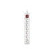 Сетевой фильтр питания REAL-EL RS-6 Protect M 5m, white (EL122300035) - изображение 2