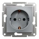 Розетка Schneider Electric ASFORA сталь (EPH2900162) - изображение 1