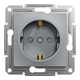 Розетка Schneider Electric ASFORA со штор. сталь (EPH2900262) - изображение 1