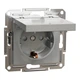 Розетка Schneider Electric ASFORA з кришкою, алюміній (EPH3100161) - зображення 2