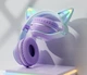 Бездротові Bluetooth навушники CatEye з підсвічуванням та котячими вушками purple - зображення 4
