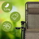 Кресло-шезлонг для релакса LEOBRO Zero Gravity Premium Plaid (LB-ZGC-G2-PLD) - зображення 5