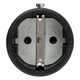 Розетка гумова кабельна, SCHUKO, 2P+E, 16A, 250В, IP44 (00125/N) - зображення 2
