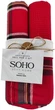 Набор 2 хлопковых полотенца Soho кухонные 40x60 см Sell Red 2 (BS 85541) - изображение 1