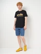 Футболка хлопковая длинная мужская Sol's Imperial Киев DTF11500309/409 S Черная с принтом (3609374970536) - изображение 3