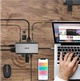 Hub USB Acer 7-1 Type C dongle: 1xHDMI, 3xUSB3.2, 1xSD/TF, 1xPD (HP.DSCAB.008) - obraz 2