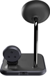 Bezprzewodowa ładowarka Zens 4-in-1 Magnetic + Watch Aluminium Wireless Charger Black (8720618634177) - obraz 2