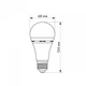 LED лампа акумуляторна TITANUM A68 9W E27 4000K 220V - изображение 3