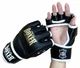Перчатки для смешанных единоборств MMA "NEW" из кожвинила Boxer XL черные - изображение 2