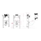 Инсталляция для унитаза KOER KT-0403 KR5313 - изображение 6