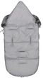 Śpiworek Springos SB0045 4 w 1 z futerkiem do wózka gondoli na sanki 80 cm Szary (5907719442297) - obraz 2