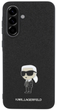 Панель Karl Lagerfeld Fixed Glitter Ikonik Logo Metal Pin для Samsung Galaxy A56 Black (3666339454487) - зображення 1