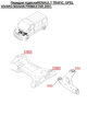 Сайлентблок підрамника пластикова обойма Renault Trafic Opel Vivaro Nissan Primastar c 2006/09 - зображення 2